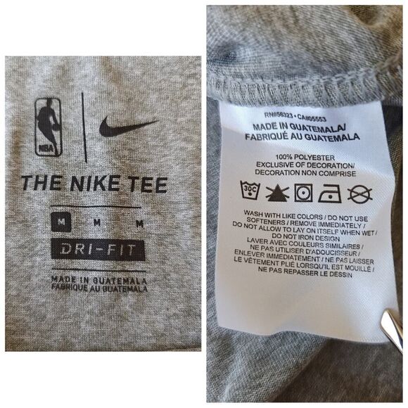 NBA Sacramento Kings Basketball Nike Dri-Fit Tee sz M NWT - Picture 9 of 11